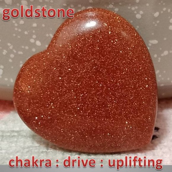 Other - 🌻3/$18 GOLDSTONE rock stone crystal HEART CHAKRA : UPLIFTING : ENERGY : DRIVE